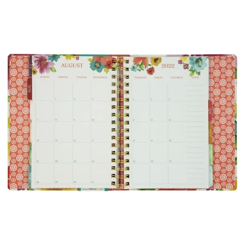 The Pioneer Woman Breezy Blossom 3-Piece 2022 Weekly Planner